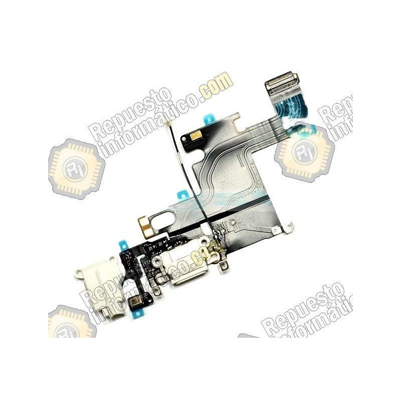 Flex Conector Carga + Micro Original Apple iPhone 6 (4.7") (BLANCO)