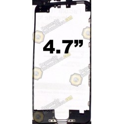 Marco flexible intermedio para Iphone 6 (4.7") (NEGRO)