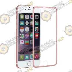 Cristal Templado Borde Fino iPhone 6 (4.7")  (Rosa)