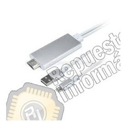 HDTV Cable Hdmi para Android y Apple (Lighting)