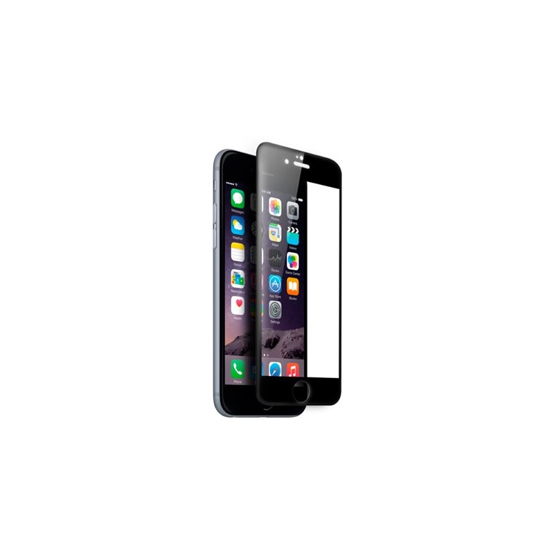 Cristal Templado 3D Negro para iPhone 6 y 6s