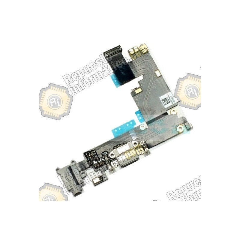 Flex Conector Carga + Micro Original Apple Iphone 6plus (5.5")  (GRIS)