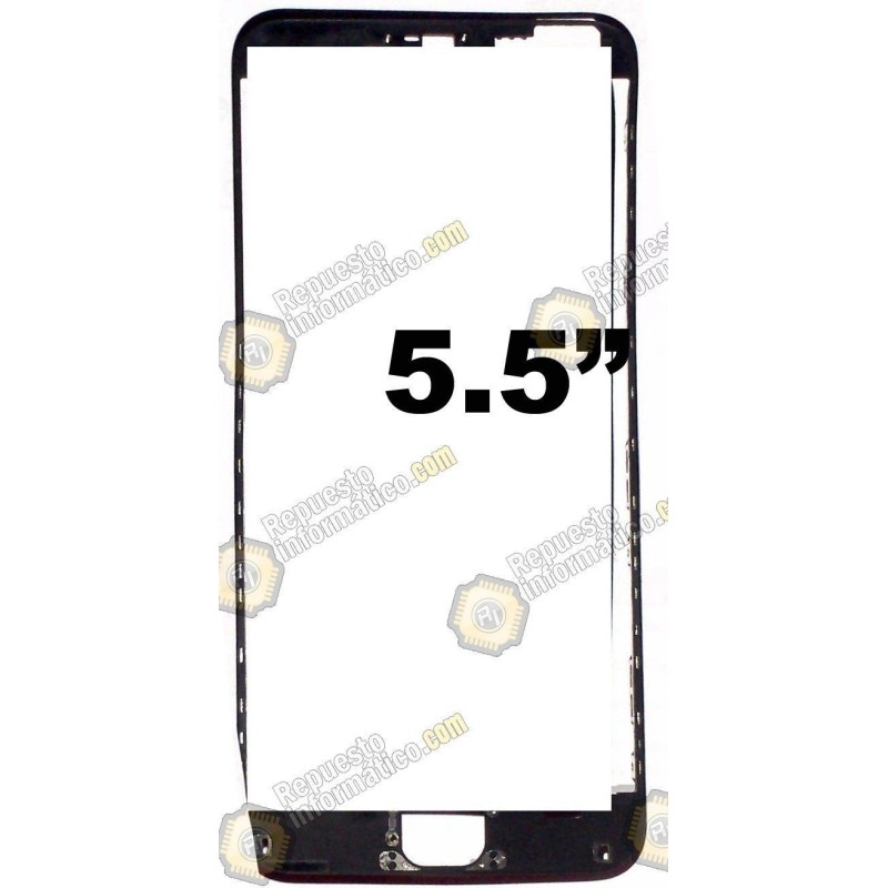 Marco flexible intermedio para Iphone 6 PLUS (5.5") (NEGRO)