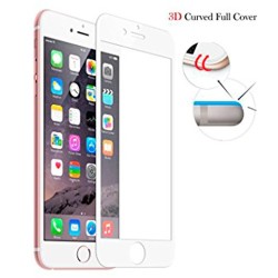 Cristal Templado 3D Blanco para iPhone 7Plus