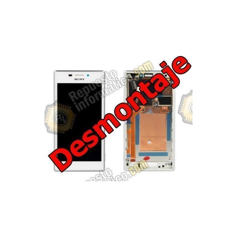 Pantalla completa Sony Xperia M2 DUAL S50H D2302 blanca (DESMONTAJE)