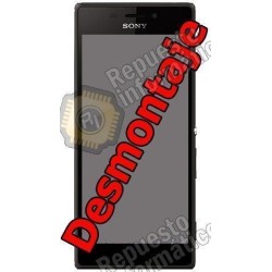 Pantalla completa Sony Xperia M2 DUAL S50H D2302 negra (DESMONTAJE)