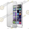 Protector de cristal templado borde color fino   iPhone 6 plus (5.5")  (Plata)