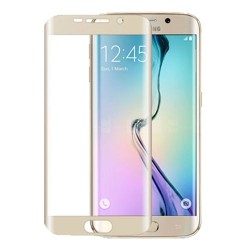 Cristal Templado 3D Dorado Galaxy S6 Edge