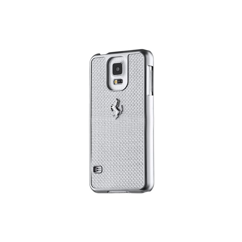 Hard Case Ferrari para Galaxy S5 (Plateado)