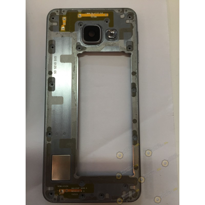 Chasis Trasero Negro Galaxy A3 (A310F) 2016 Desmontaje