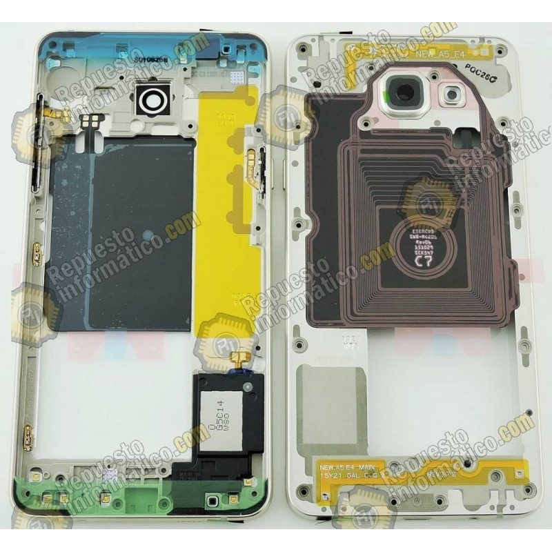 Chasis Intermedio Plata Galaxy A5 (A510F) 2016 Desmontaje
