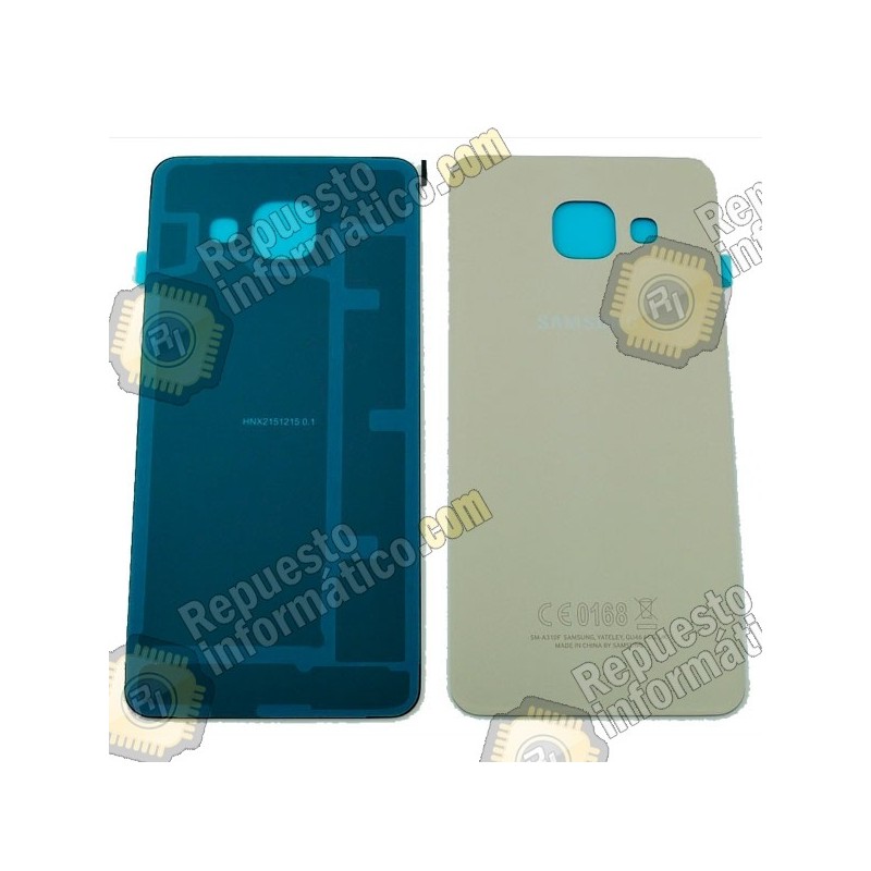 Tapa Trasera para Samsung A3 2016 (A310)  Color Dorado Nueva