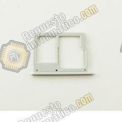 Bandeja SIM y MIcro SD Samsung Galaxy A310F, A510F, A710F Blanca