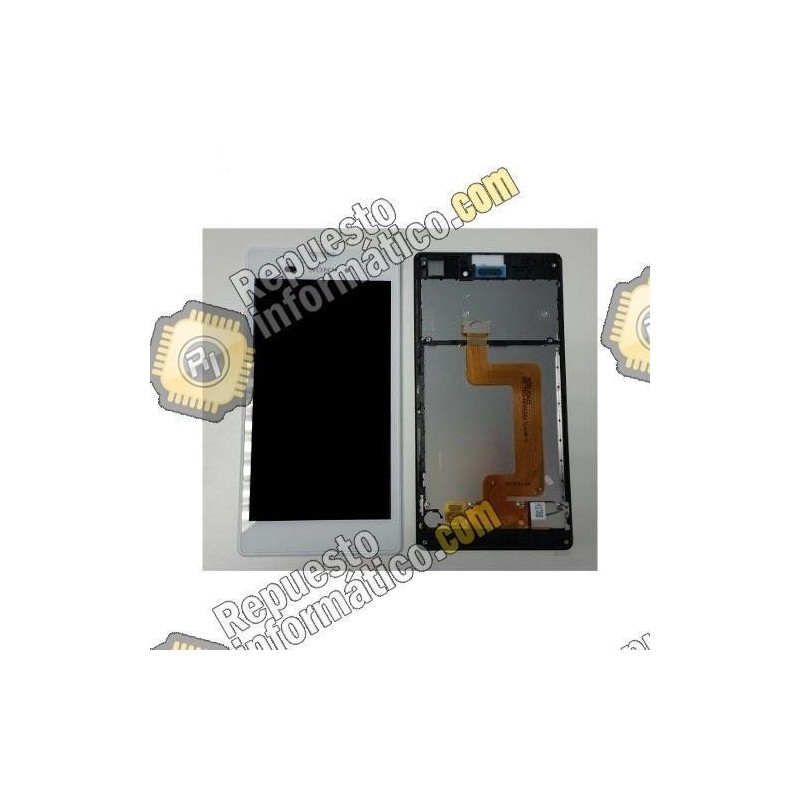 Pantalla (LCD+TACTIL+MARCO) Xperia T3 (Blanca) Desmontaje