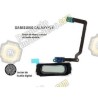Boton Inicio Home Samsung Galaxy S5, Sensor Huellas, Flex (BLANCO)