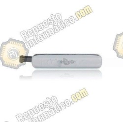 Tapa protectora de puerto USB para Samsung Galaxy S5 (G900F) (Plateado)