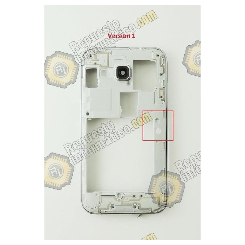 Carcasa Intermedia  Galaxy Grand Prime blanco G360 (Core prime) Tipo 1