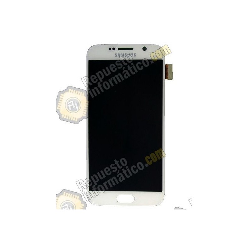 Pantalla (lcd+tactil) blanca Samsung Galaxy S6 (Directo de fabrica) (GH97-17260B)