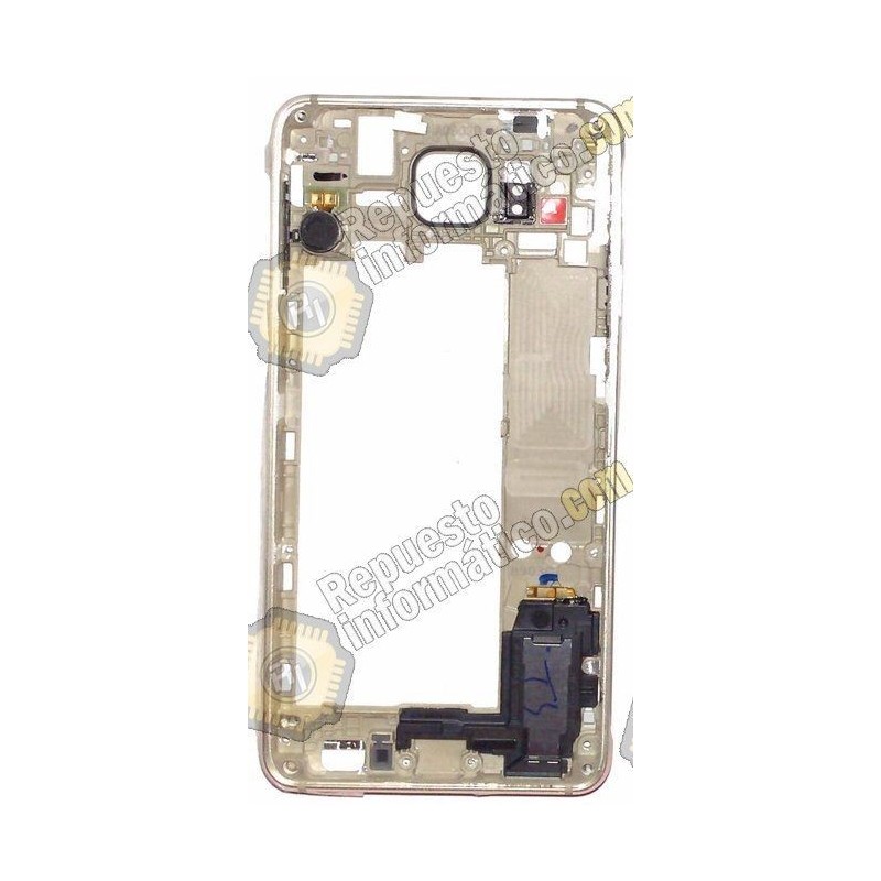 Carcasa trasera + Buzzer Altavoz+vib  Samsung Galaxy Alpha  (DORADA) (G850)
