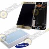 Pantalla (Lcd+tactil+premarco) Dorada GALAXY S6 Edge/ G925 (Directo de fabrica) (GH97-17162C)