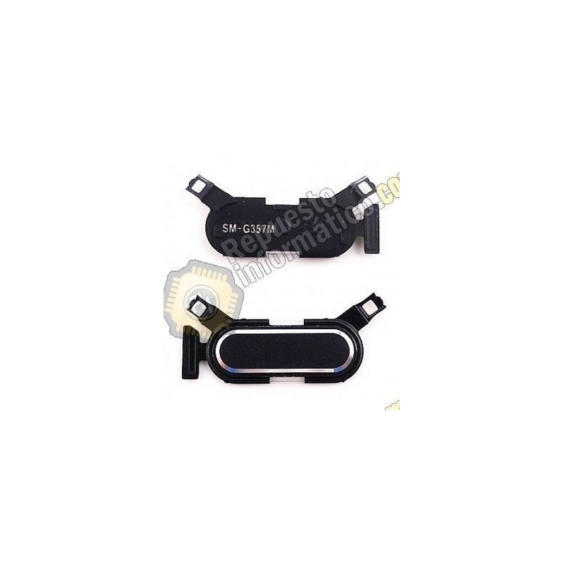 Boton Home Original Galaxy Ace 4 SM-G357F Black Grey