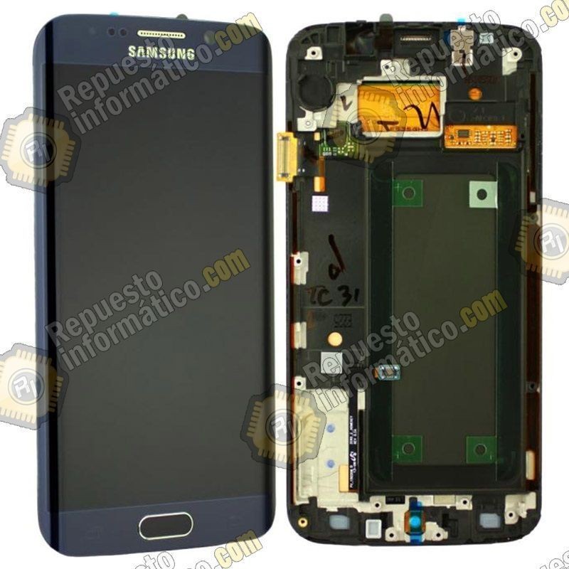 Pantalla (Lcd+tactil)+ flex decarga Galaxy S6 Edge+ G928 Negra  (Directo de Fabrica)