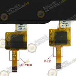 Táctil para Acer Iconia (One 7) Tab (B1-730 HD) (Negro) (Version HD)