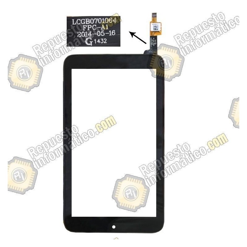 Táctil Alcatel ONE Touch Pixi 7 (LCGB0701064 FPC-A1) Negra