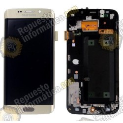 Pantalla (Lcd+tactil)+ flex decarga Galaxy S6 Edge+ (G928) Silver (Directo de Fabrica)
