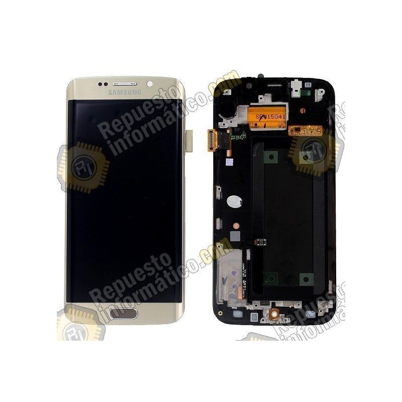 Pantalla (Lcd+tactil)+ flex decarga Galaxy S6 Edge+ (G928) Silver (Directo de Fabrica)
