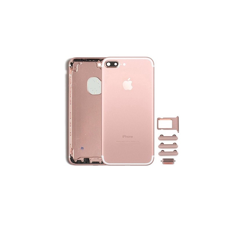 Chasis Carcasa Trasera iPhone 7 Plus rose gold