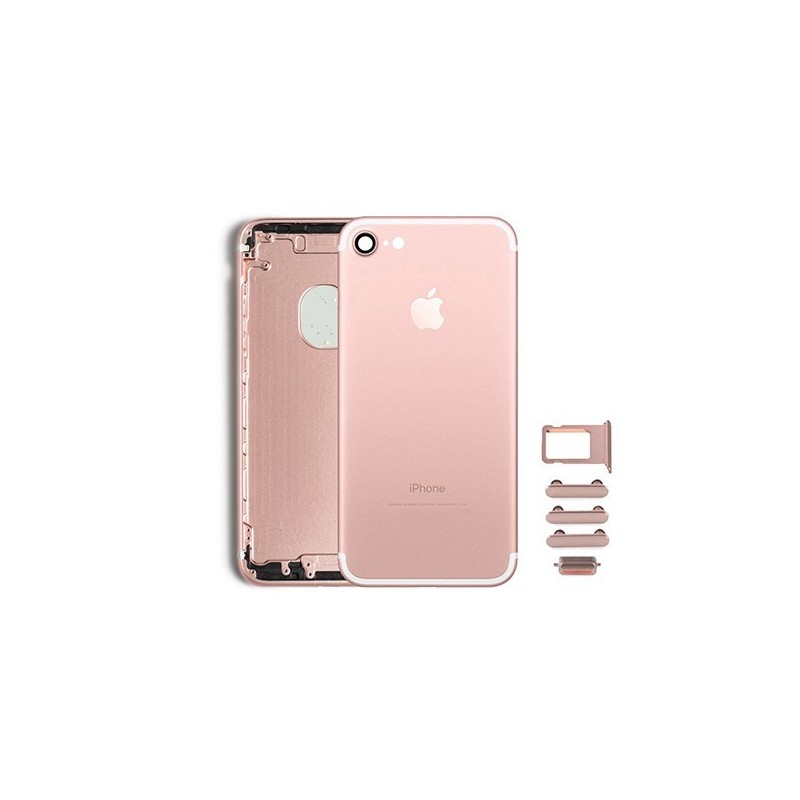 Chasis Carcasa Trasera iPhone 7 rosa
