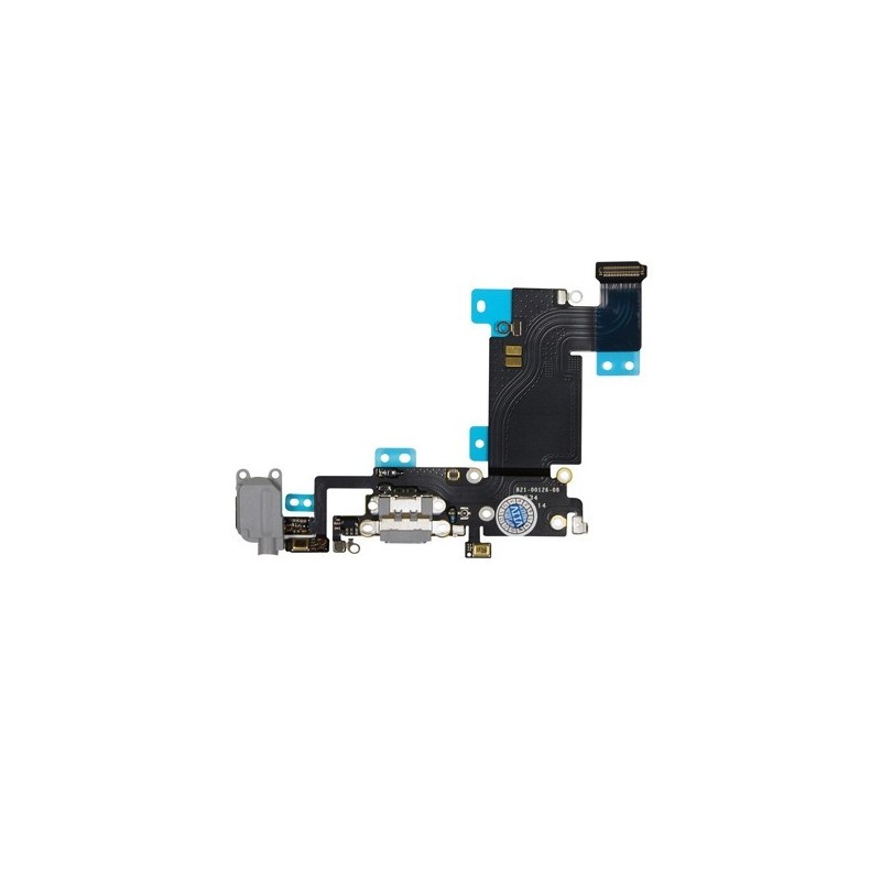 Flex Conector Carga + Micro iPhone 6S Plus Silver