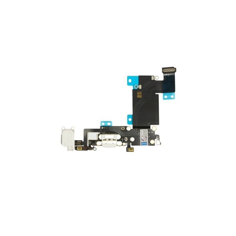Flex Conector Carga + Micro iPhone 6S Plus Blanco