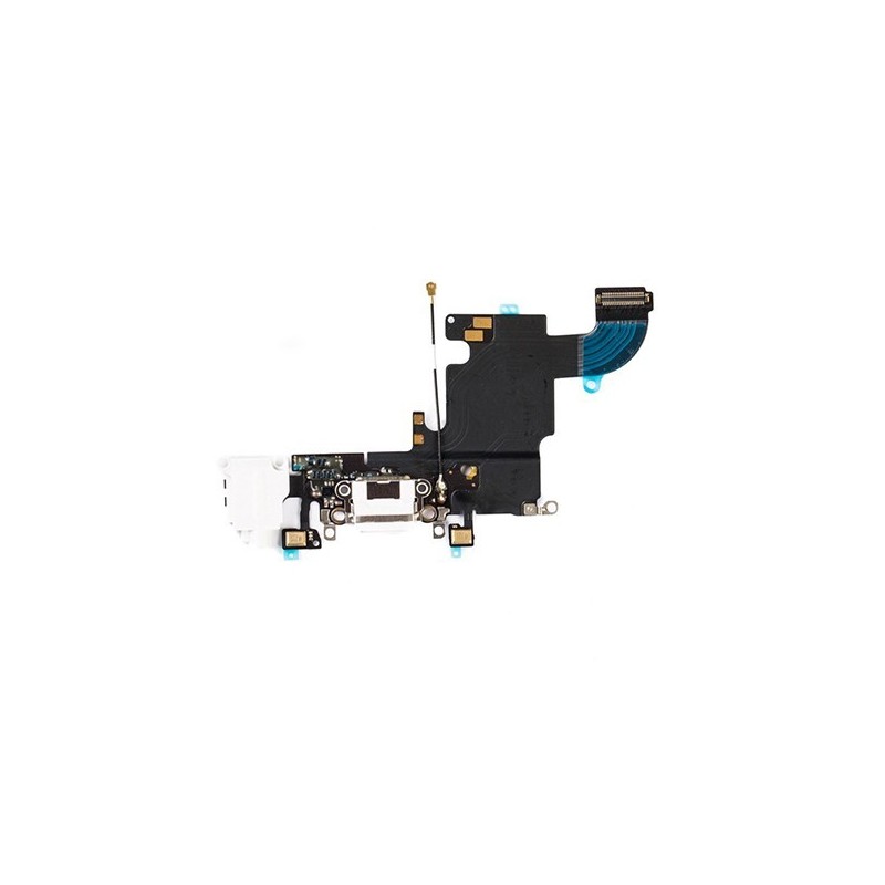 Flex Conector Carga + Micro Apple iPhone 6S Blanco