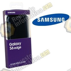CLEAR VIEW COVER 100% original en su caja Galaxy S6 (G920F) (Azul)