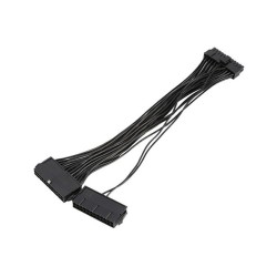 Cable power on 24 pin 2xPSU ( 2X24pin to 1x 24 pin)