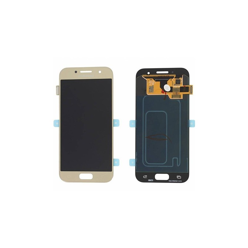 Pantalla Galaxy A3 2017 Dorada  (A320F) (Directa de fabrica)