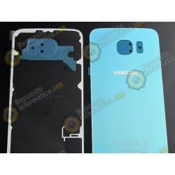 Tapa de Bateria Color Cian Samsung S6 (G920) Desmontaje