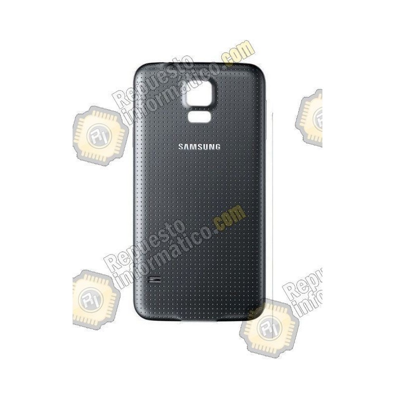 Tapa+goma Negro Original G900F Galaxy S5 (Desmontaje)