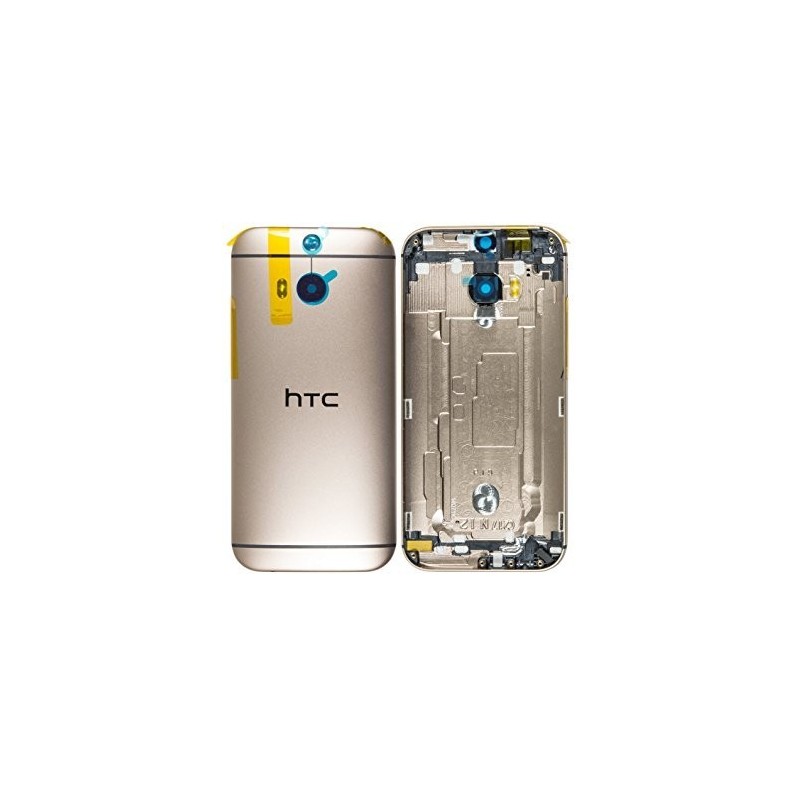 TAPA TRASERA HTC ONE M8 DORADA