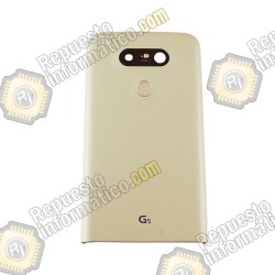 Tapa trasera Dorada para LG G5 H850 (Botón+LED Fash+Jack+Flex Botones Laterales)