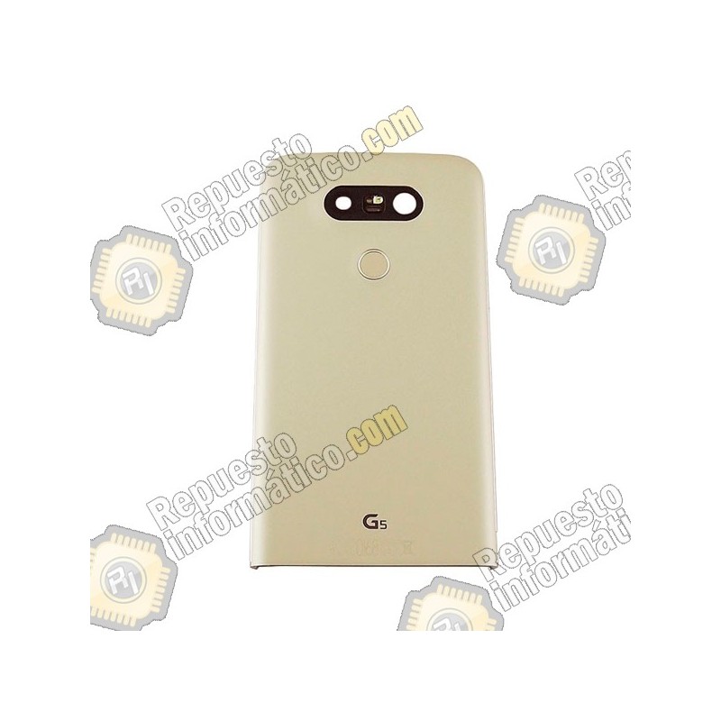 Tapa trasera Dorada para LG G5 H850 (Botón+LED Fash+Jack+Flex Botones Laterales)