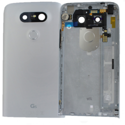 Tapa Trasera silver para LG G5 H850 (Botón+LED Fash+Jack+Flex Botones Laterales)