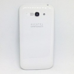 TAPA TRASERA ALCATEL POP C7 ORIGINAL RECUPERADA BLANCA