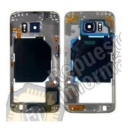 Chasis Negro+NFC+Botones Galaxy S6 Edge Plus - Desmontaje