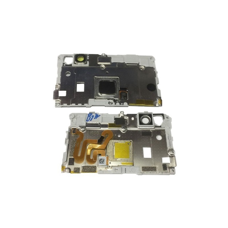 Carcasa Intermedia Flex Lector de Huella Negro Huawei P9 Lite