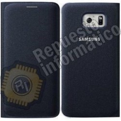 Flip Wallet de NYLON 100% Original, Galaxy S6 Edge (G925) - Azul (desmontaje)