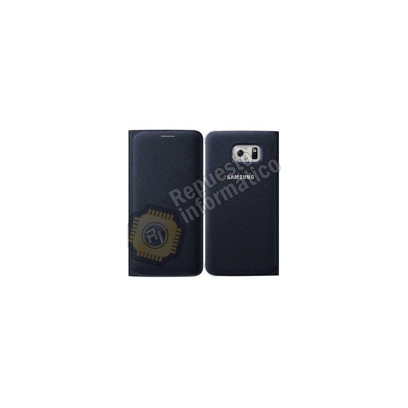 Flip Wallet de NYLON 100% Original, Galaxy S6 Edge (G925) - Azul (desmontaje)