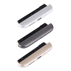 MODULO INFERIOR CON ALTAVOZ BUZZER, MICROFONO, ANTENA Y CONECTOR DE CARGA PARA SIM PARA LG H850 G5